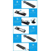 Зовнішня кишеня Type-C 3.1 m.2 NVME PCIe SSD USB3.0+Type-c 3.1 M-Key Чорний 10Mbps Зовнішня кишеня Type-C 3.1 m.2 NVME PCIe SSD USB3.0+Type-c 3.1 M-Key Чорний 10Mbps
