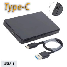 Зовнішня кишеня Type-C 3.1 – USB 3.0 для 2.5" HDD/SSD Shuole Зовнішня кишеня Type-C 3.1 – USB 3.0 для 2.5" HDD/SSD Shuole