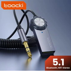 Bluetooth Ресивер автомобильный Toocki USB AUX Bluetooth 5.1 hands-free Bluetooth Ресивер автомобильный Toocki USB AUX Bluetooth 5.1 hands-free