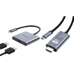 Кабелі-конвертери Type-C на HDMI Кабелі-конвертери Type-C на HDMI