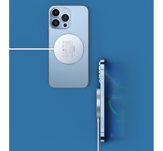 Бездротовий зарядний пристрій 15W REMAX Jinga Series 15W Magnetic Wireless Fast Charger  RP-W58