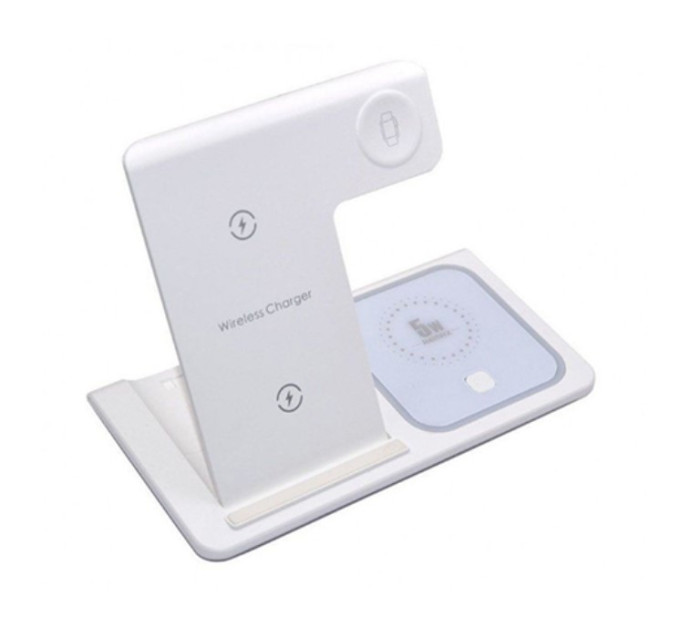 Бездротовий зарядний пристрій 22W REMAX Minxl Series 3-in-1 Foldable Wireless Charger RP-W60 Білий