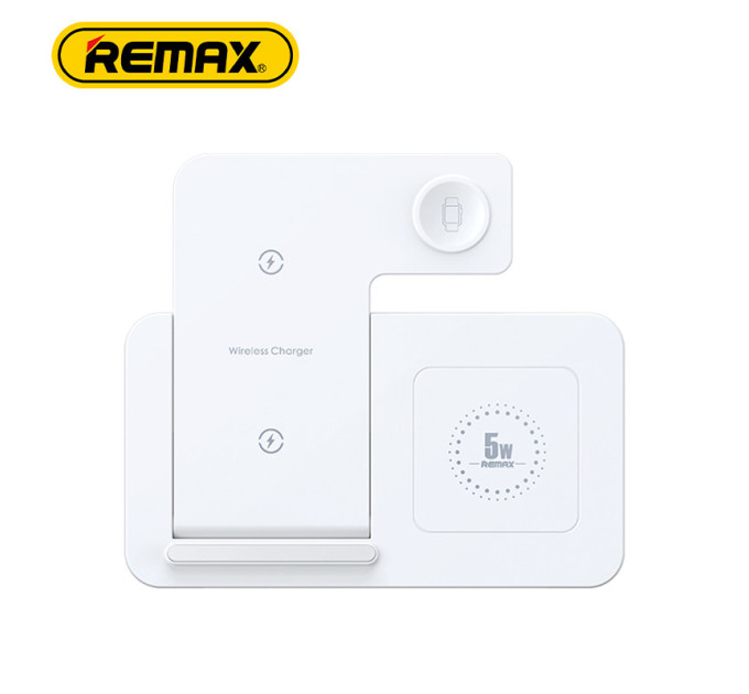 Бездротовий зарядний пристрій 22W REMAX Minxl Series 3-in-1 Foldable Wireless Charger RP-W60 Білий