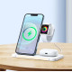 Бездротовий зарядний пристрій 22W REMAX Minxl Series 3-in-1 Foldable Wireless Charger RP-W60 Білий