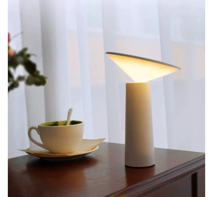 Світлодіодна настільна лампа з акумулятором LedLine LT-Mushroom Type-C Біла