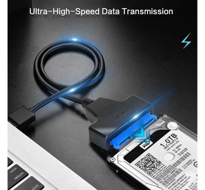 Перехідник SATA - Type-C до SSD-HDD Диску  2.5““ SmartGo