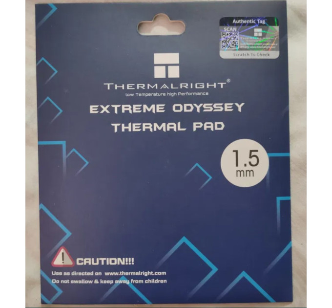 Термопрокладка Thermalright Odyssey 120*120*1.5 мм 12,8 Вт/мК Термопрокладка Thermalright Odyssey 120*120*1.5 мм 12,8 Вт/мК
