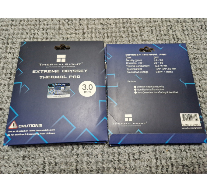 Термопрокладка Thermalright Odyssey 120*120*3 мм 12,8 Вт/мК