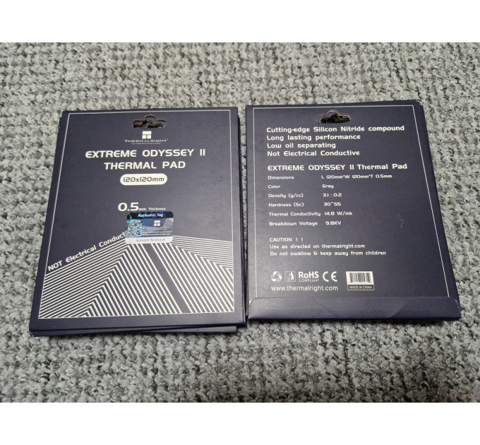 Термопрокладка Thermalright EXTREME ODYSSEY II 120x120x0.5мм 14.8 W/mK