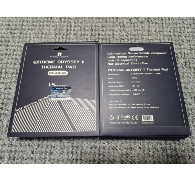 Термопрокладка Thermalright EXTREME ODYSSEY II 120x120x1.5мм 14.8 W/mK