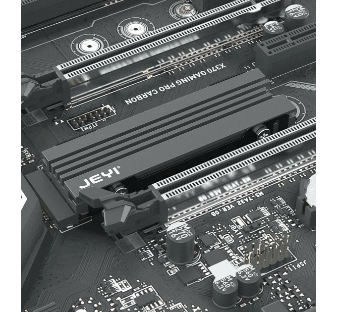 Радіатор охолодження SSD M.2  2280 + термопрокладки Jeyi Warship PRO сумісність із PS5