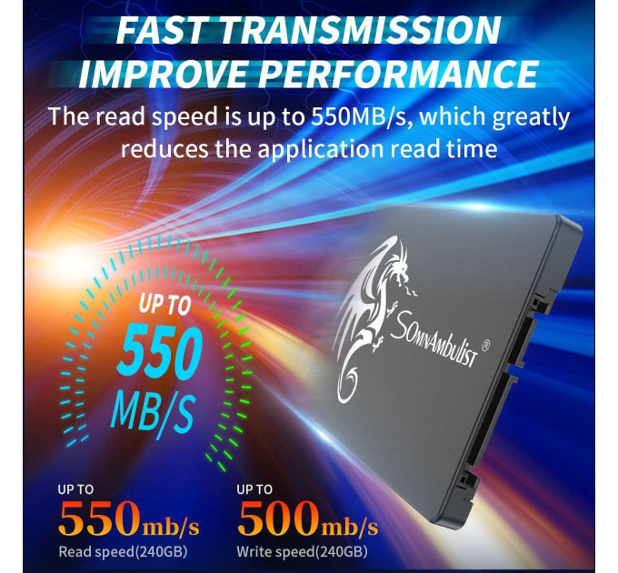 SSD диск 128 Gb  Somnambulist bulk
