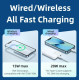 Powerbank 10000mAh REMAX RPP-65 Usion Series  PD 20W Magnetic  Wireless Fast Charging Magsafe