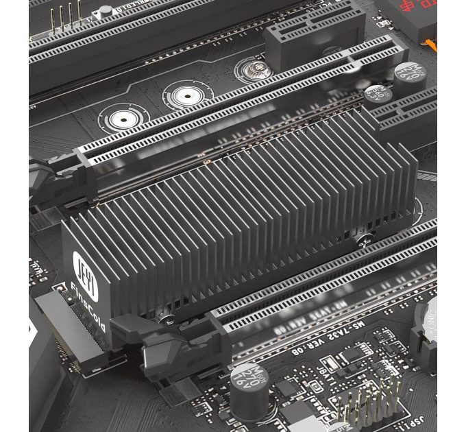 Радіатор охолодження SSD M.2  2280 + термопрокладки Jeyi GodFins