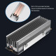 Радіатор охолодження SSD M.2  2280 + термопрокладки Coolleo CL-SSD-V3 Silver