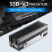 Радиатор охлаждения SSD M.2 2280 + термопрокладки Coolleo CL-SSD-V3 Silver Радиатор охлаждения SSD M.2 2280 + термопрокладки Coolleo CL-SSD-V3 Silver