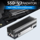 Радіатор охолодження SSD M.2  2280 + термопрокладки Coolleo CL-SSD-V3 Silver