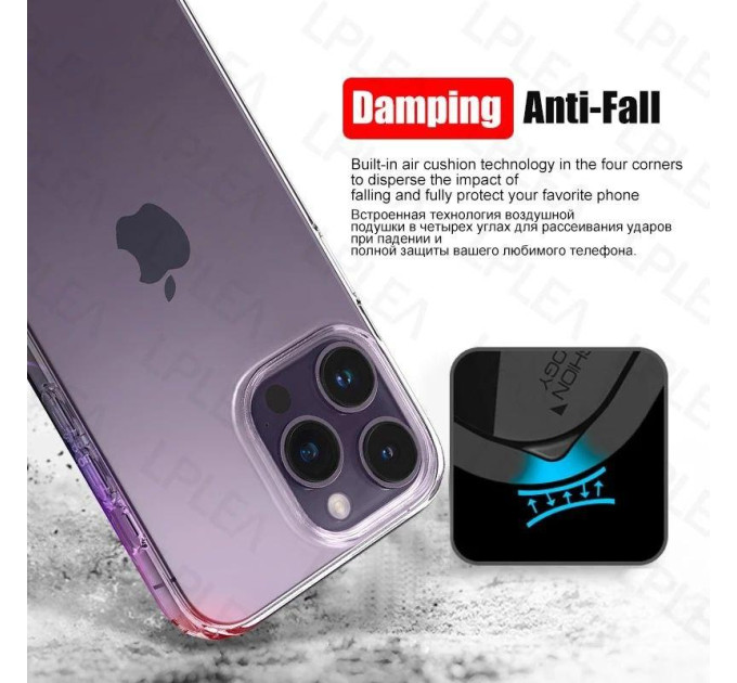 Прозорий чохол iPhone 14 Pro Transparent silicone