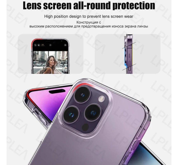 Прозорий чохол iPhone 14 Pro Transparent silicone