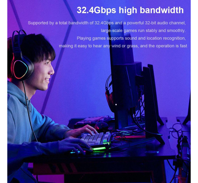Адаптер перетворювач конвертер  Type-C - DisplayPort 8K 60Hz Elink-W