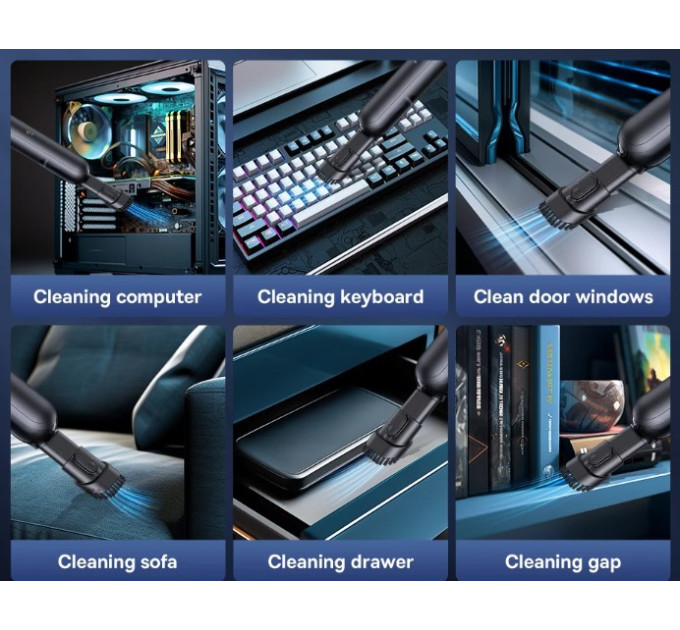 Автомобільний пилосос Baseus A0Pro Car Vacuum Cleaner портативний