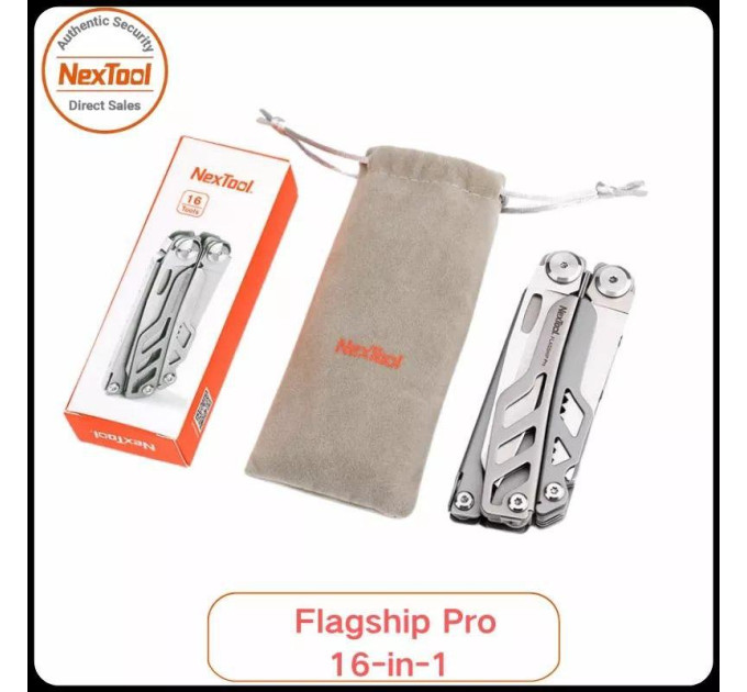 Мультитул Xiaomi Nextool Flagship Pro 16в1  KT5020 Liner Lock