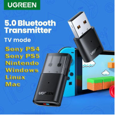 Ugreen CM408 Bluetooth адаптер подключения наушников для Sony PS5 PS4, Nintendo, PC Ugreen CM408 Bluetooth адаптер подключения наушников для Sony PS5 PS4, Nintendo, PC