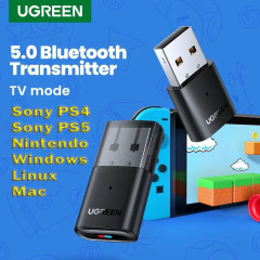 Ugreen CM408 Bluetooth адаптер підключення навушників для Sony PS5 PS4, Nintendo, PC Ugreen CM408 Bluetooth адаптер підключення навушників для Sony PS5 PS4, Nintendo, PC