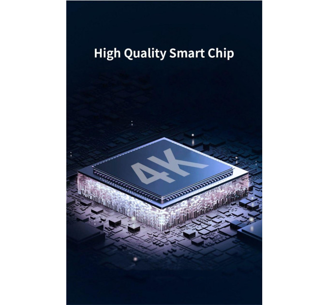 Кабель DisplayPort - HDMI 4K 2м в оплетці SmartGo