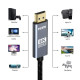 Кабель HDMI - HDMI V2.1 8К 60Hz 2м  Kebidumei Gold SmartGo