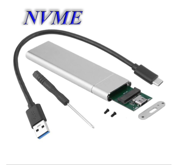 Зовнішня кишеня m.2 NVME pcie SSD Type-C - USB 3.0   M-Key NVMe-C01