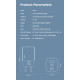 Мережевий зарядний пристрій Toocki 33W GAN Display Type-c USB