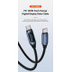 Кабель  Type-c - Type-c 100W 2М Toocki Display PD3.0 QC4.0 FCP AFC Чорний