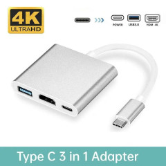 Адаптер перетворювач конвертер Type-C - HDMI USB Type-C 4K. Перехідник Type-C - HDMI SmartGo Адаптер перетворювач конвертер Type-C - HDMI USB Type-C 4K. Перехідник Type-C - HDMI SmartGo