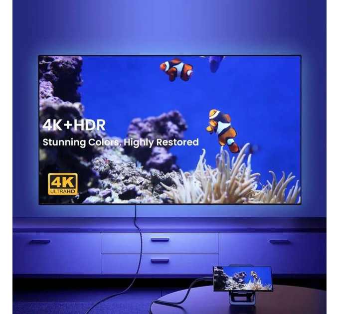 Кабель Type-C to HDMI SmartGo 4K 2м V1 