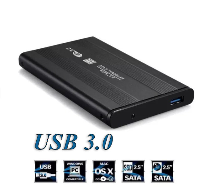 Зовнішня кишеня USB 3.0 SATA HDD/SSD 2,5““ Aluminum Case 