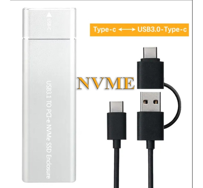 Зовнішня кишеня Type-C m.2 NVME SSD USB 3.0 M-Key NVMe-C01 Зовнішня кишеня Type-C m.2 NVME SSD USB 3.0 M-Key NVMe-C01