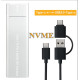 Зовнішня кишеня Type-C m.2 NVME SSD USB 3.0 M-Key NVMe-C01
