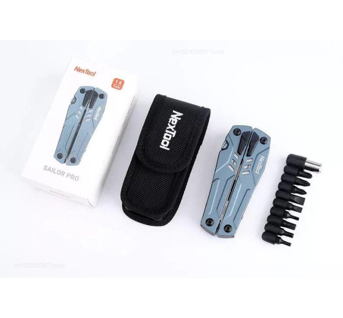Мультитул Xiaomi Nextool Sailor Pro + комплект біт, чохол