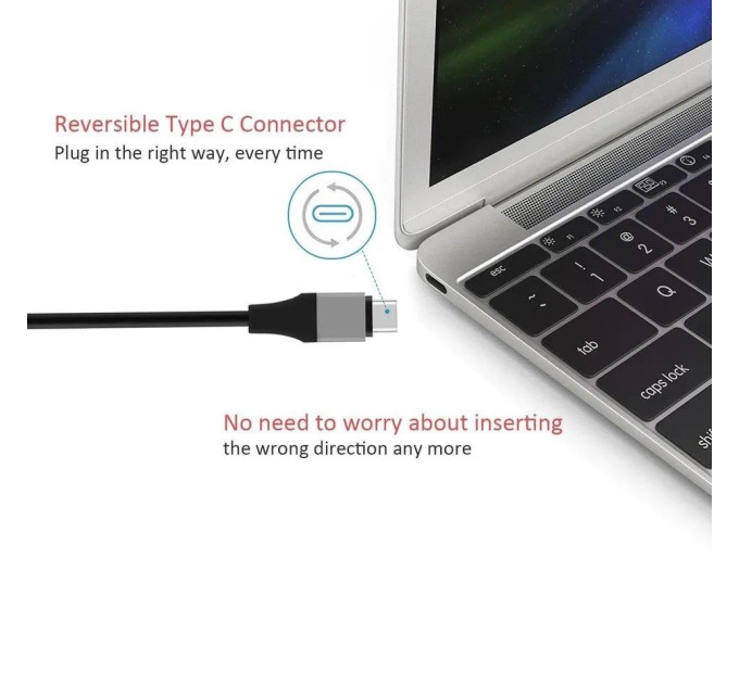 Кабель Type-C to HDMI SmartGo 4K 2м V1.1