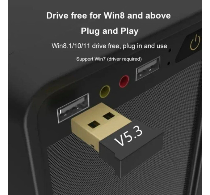 Bluetooth адаптер Dongle  USB Bluetooth 5.3 SmartGo