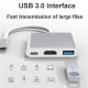 Хаб конвертер Type-C - HDMI Type-C USB 4K SmartGo