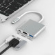Хаб конвертер Type-C - HDMI Type-C USB 4K SmartGo