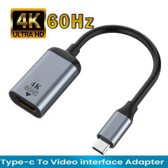 Адаптер перетворювач конвертер Type-C - HDMI 4К 60Hz V2 Pro Адаптер перетворювач конвертер Type-C - HDMI 4К 60Hz V2 Pro