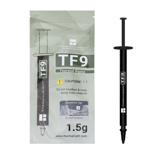 Термопаста Thermalright TF9 1.5g -14Вт/(м*К) Термопаста Thermalright TF9 1.5g -14Вт/(м*К)