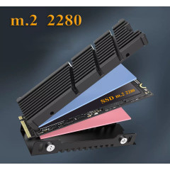 Радіатор охолодження SSD M.2 2280 + термопрокладки Jeyi iCold-2 Silver Радіатор охолодження SSD M.2 2280 + термопрокладки Jeyi iCold-2 Silver