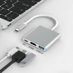 Адаптер преобразователь конвертер Type-C - HDMI USB Type-C 4K. Перехідник Type-C - HDMI Адаптер преобразователь конвертер Type-C - HDMI USB Type-C 4K. Перехідник Type-C - HDMI