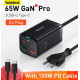 Мережевий зарядний пристрій Baseus GaN3 Pro Desktop 65W CCGP040101 (ccdk65e)  BLACK