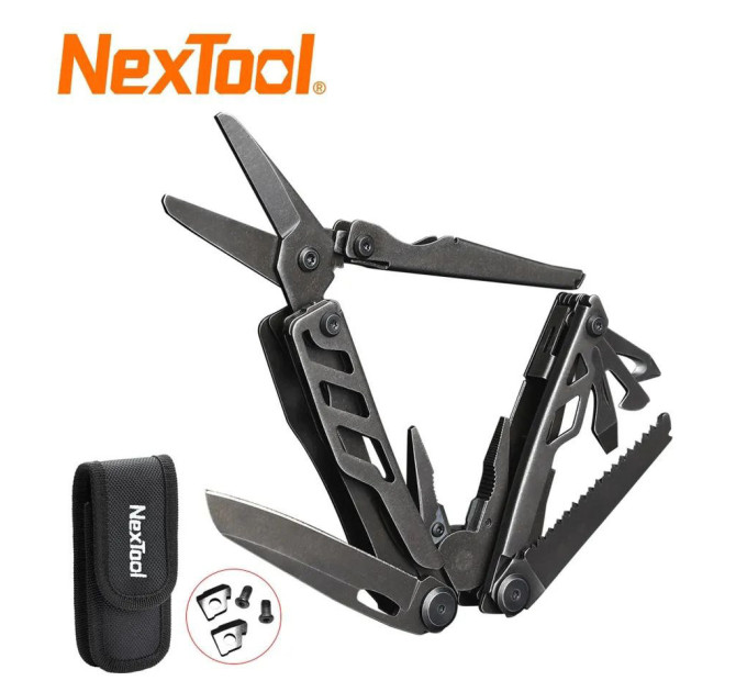 Мультитул Xiaomi Nextool Flagship Pro 16в1 NE20240 з фіксаторами та міцним чехлом Мультитул Xiaomi Nextool Flagship Pro 16в1 NE20240 з фіксаторами та міцним чехлом
