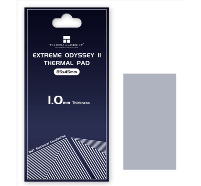 Термопрокладка Thermalright Extreme Odyssey II Thermal Pad 14.8 W/m 85x45x1 мм Термопрокладка Thermalright Extreme Odyssey II Thermal Pad 14.8 W/m 85x45x1 мм